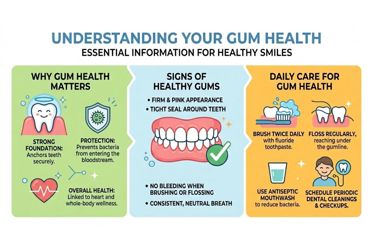 Understanding your gum health infographic